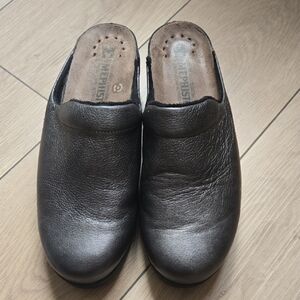 Mephisto Satty Leather Clogs Sz 39 / US 9